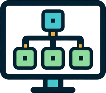 Workflow on a monitor