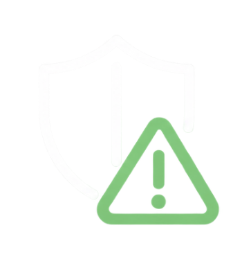 Shield with a workforce risk warning